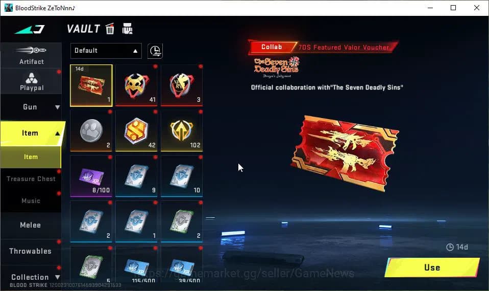 Blood Strike Accounts ASIA|13 ULTRA[HANK,KRAKEN,UMP45,FN2000,SCAR,INP-9, image 9