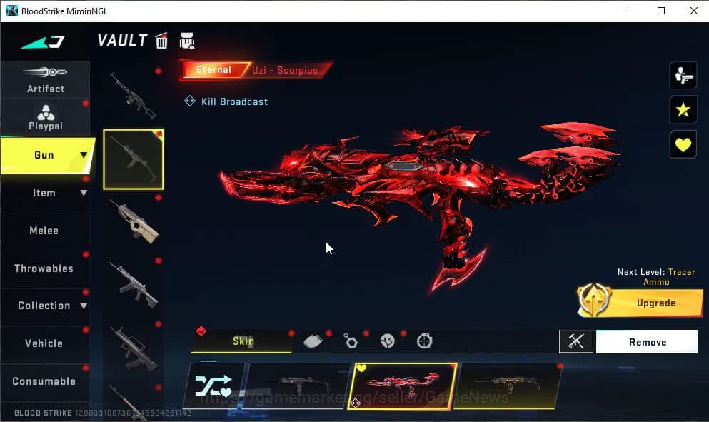 Blood Strike Accounts ASIA|ETERNAL Uzi-Scorpius Lv2|12 ULTRA[NOVA,SPIKE, image 7