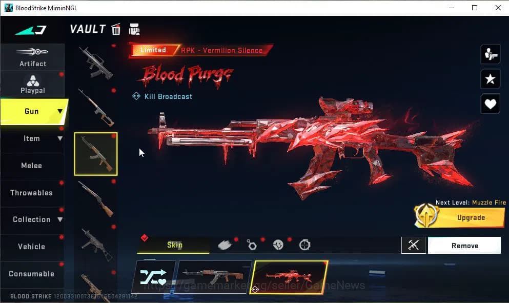 Blood Strike Accounts ASIA|ETERNAL Uzi-Scorpius Lv2|12 ULTRA[NOVA,SPIKE, image 9
