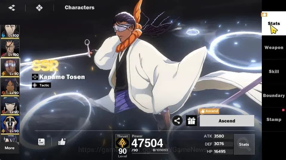 BLEACH: Soul Resonance Accounts NuverseSEA|Lv73|11SSR [(AizenB1,KisukeB2,Szayela,K image 17