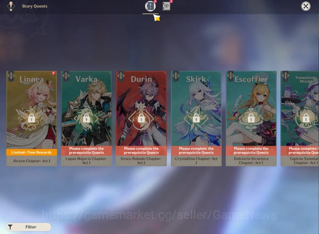 Genshin Impact Accounts ASIA|AR30|1Limited+22(*4Character)|Columbina,Mizuk image 13