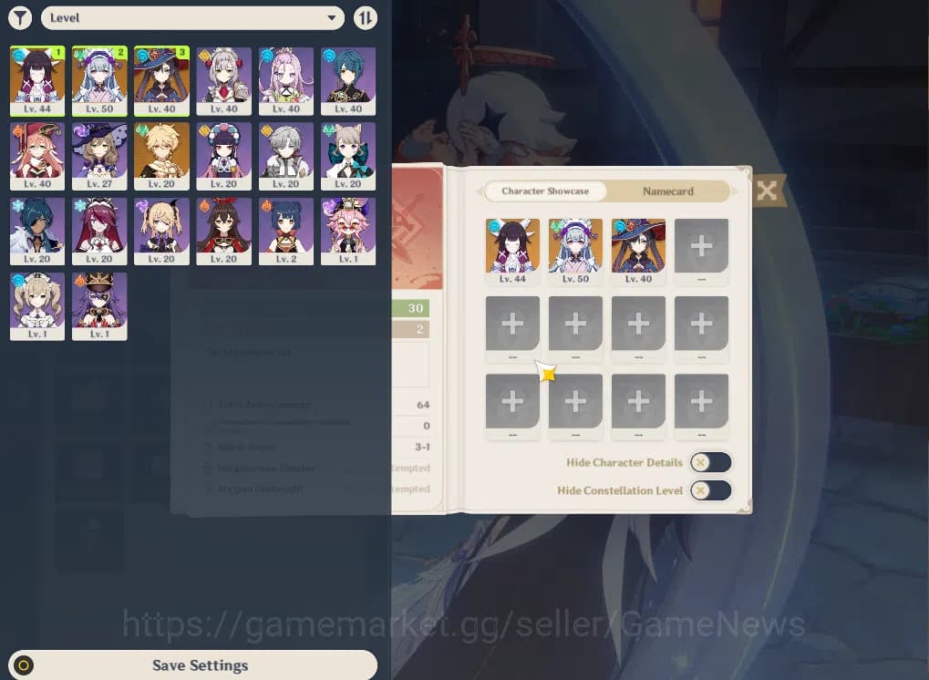 Genshin Impact Accounts ASIA|AR30|1Limited+22(*4Character)|Columbina,Mizuk image 2