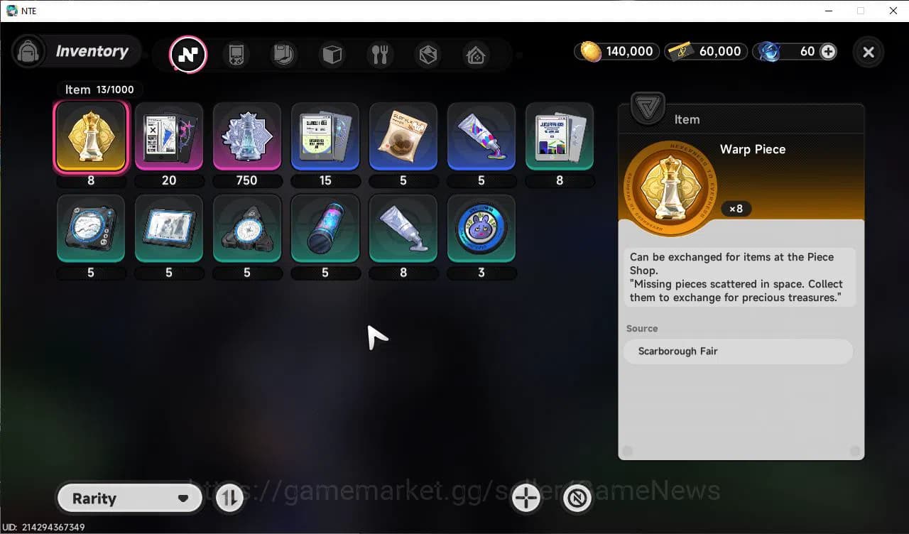 Neverness to Everness Accounts GLOBAL EU |HL 3| 1 SSR Jiuyuwan + Phoenix Kick Nan image 5