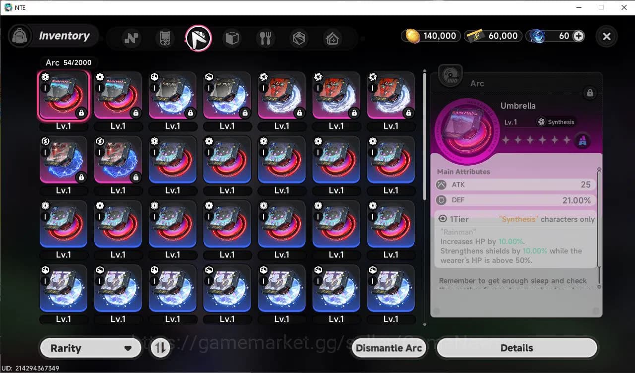 Neverness to Everness Accounts GLOBAL EU |HL 3| 1 SSR Jiuyuwan + Phoenix Kick Nan image 6