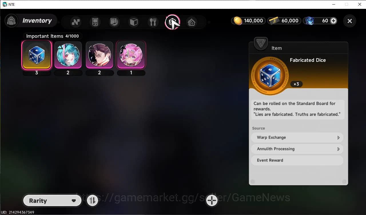 Neverness to Everness Accounts GLOBAL EU |HL 3| 1 SSR Jiuyuwan + Phoenix Kick Nan image 7