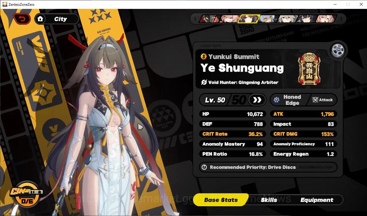 Zenless Zone Zero Accounts ASIA IK 48|S1 Ch4|2 Limited [Ye Shunguang+Sign,Zha image 3