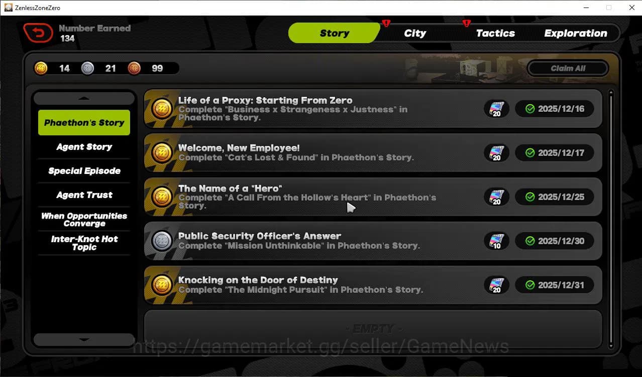 Zenless Zone Zero Accounts ASIA IK 48|S1 Ch4|2 Limited [Ye Shunguang+Sign,Zha image 5