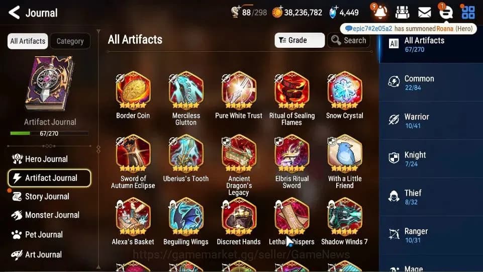 Epic Seven Accounts ASIA Unverif|7 ML(BArunka,BYSHwayoung,LW Peira,Etc image 9