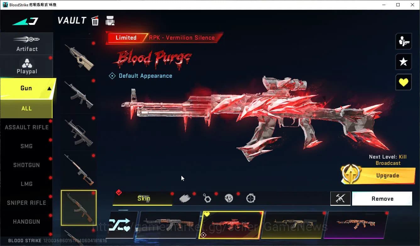 Blood Strike Accounts ASIA|ETERNAL ZERO+Collab 7DS AK47-Rhitta,AOT[MIKAS image 13