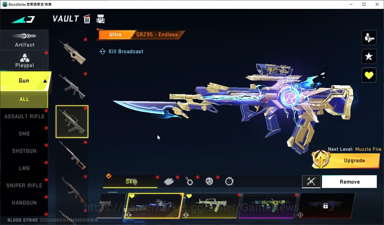 Blood Strike Accounts ASIA|ETERNAL ZERO+Collab 7DS AK47-Rhitta,AOT[MIKAS image 14