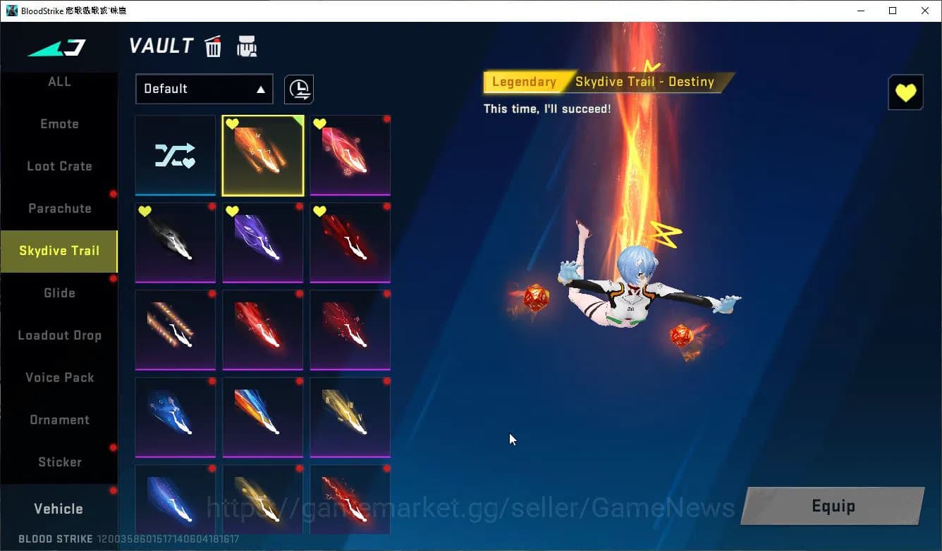 Blood Strike Accounts ASIA|ETERNAL ZERO+Collab 7DS AK47-Rhitta,AOT[MIKAS image 4