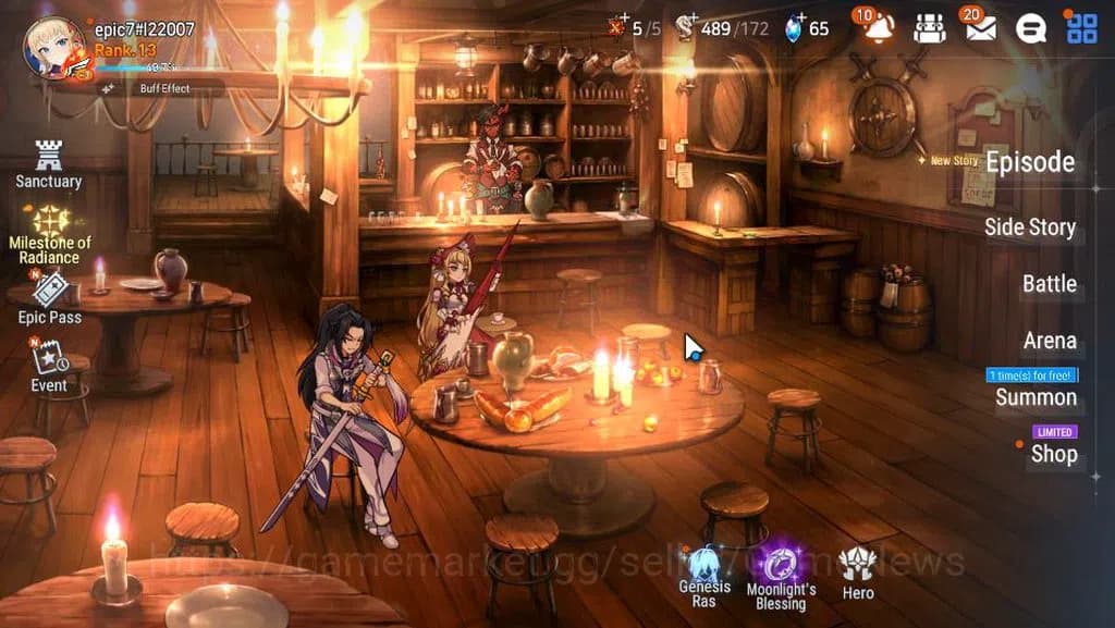 Epic Seven Accounts GLOBAL Unverif |New Era| 3 ML (Har Setti,DK Sharun image 1