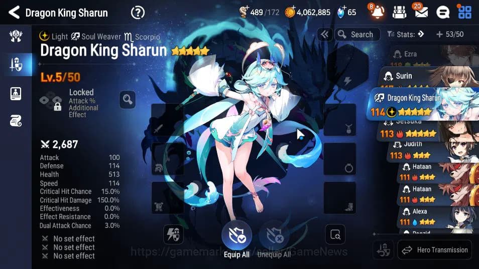 Epic Seven Accounts GLOBAL Unverif |New Era| 3 ML (Har Setti,DK Sharun image 4