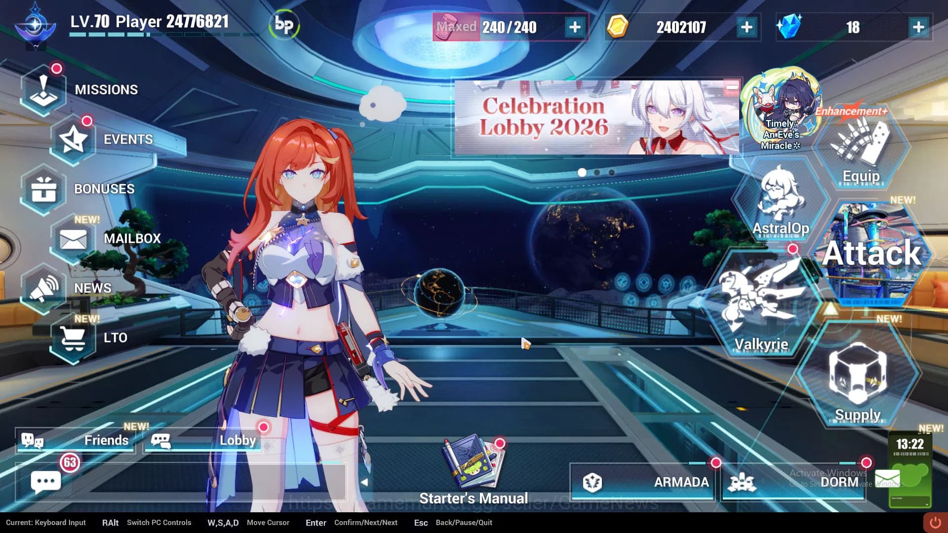Honkai Impact 3rd Accounts SEA Lv 70|1 Fullset (Theresa Lunar Vow CL 4/4),Kia image 1