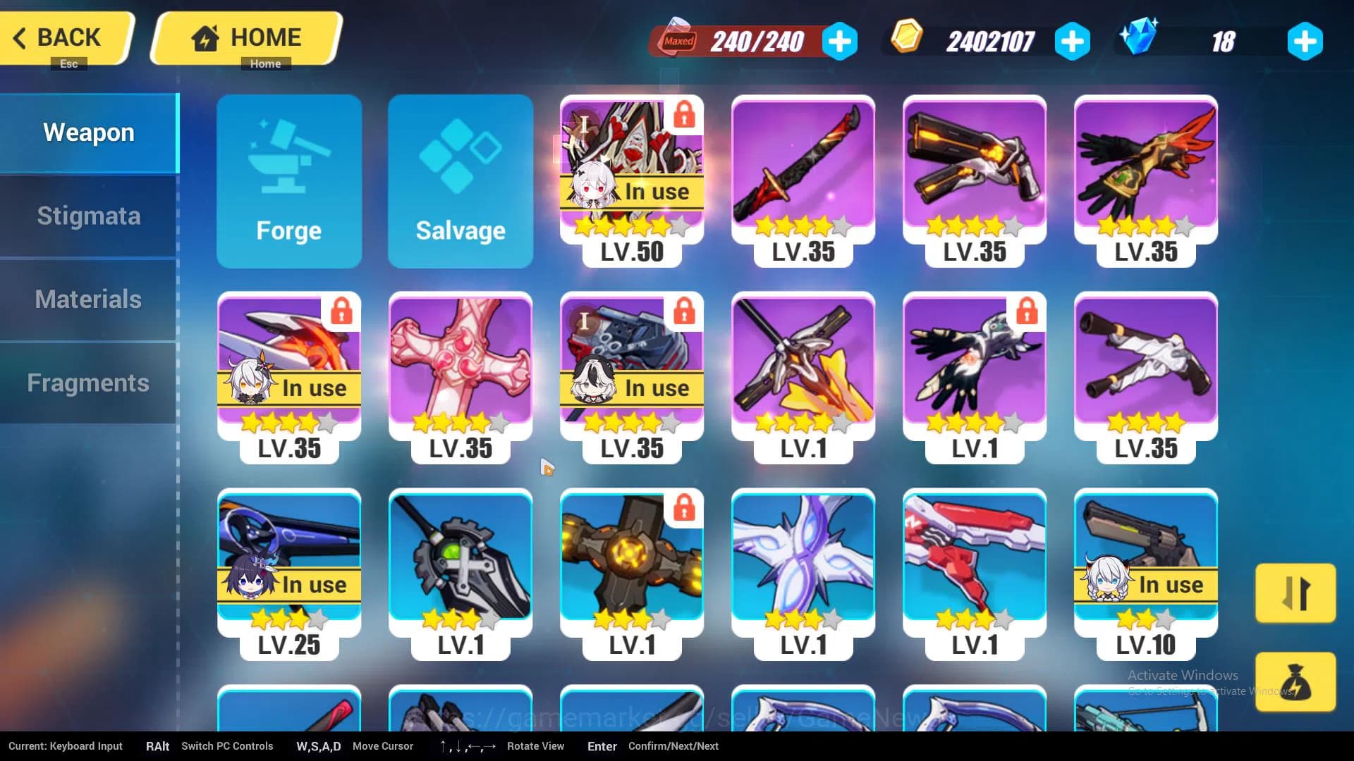 Honkai Impact 3rd Accounts SEA Lv 70|1 Fullset (Theresa Lunar Vow CL 4/4),Kia image 6