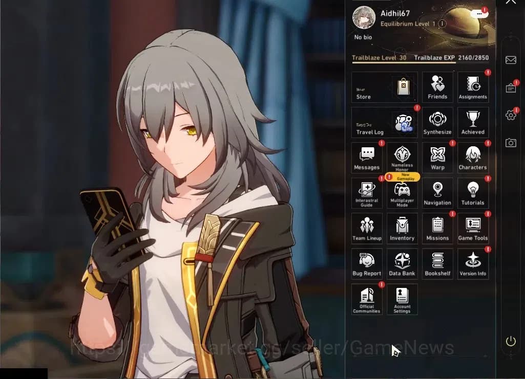 Honkai Star Rail Accounts Asia|TL 30|2 Golden Companion Spirit|2 Limited|[Si image 1