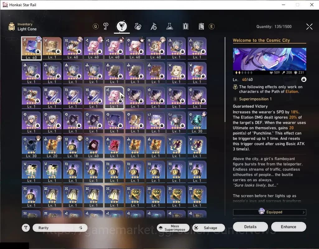 Honkai Star Rail Accounts Asia|TL 30|2 Golden Companion Spirit|2 Limited|[Si image 6