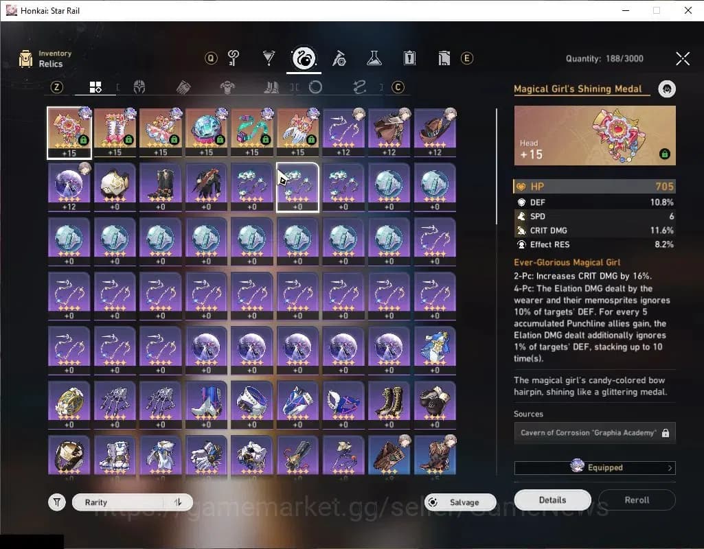 Honkai Star Rail Accounts Asia|TL 30|2 Golden Companion Spirit|2 Limited|[Si image 8