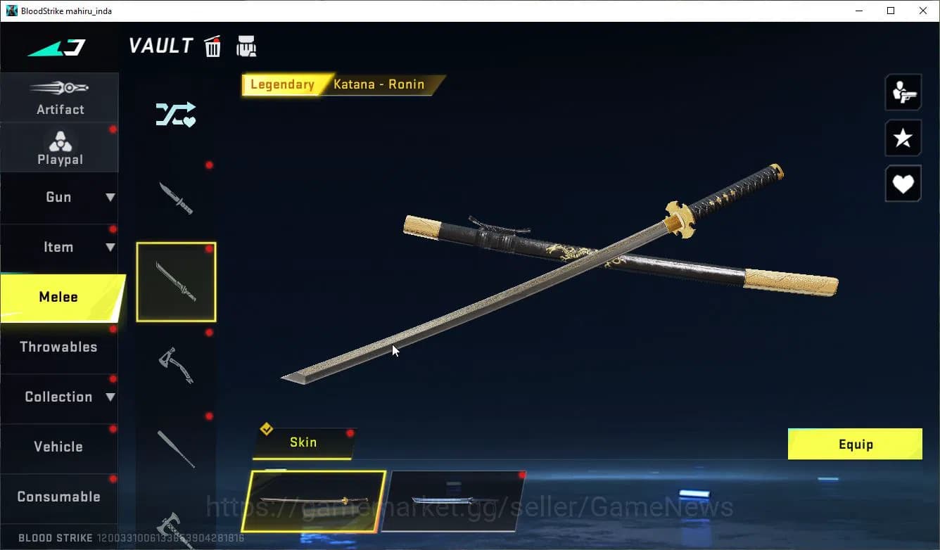 Blood Strike Accounts ASIA|Collab 7DS(Karl98,QBZ95),BLEACH Byakuya,EVA[K image 13