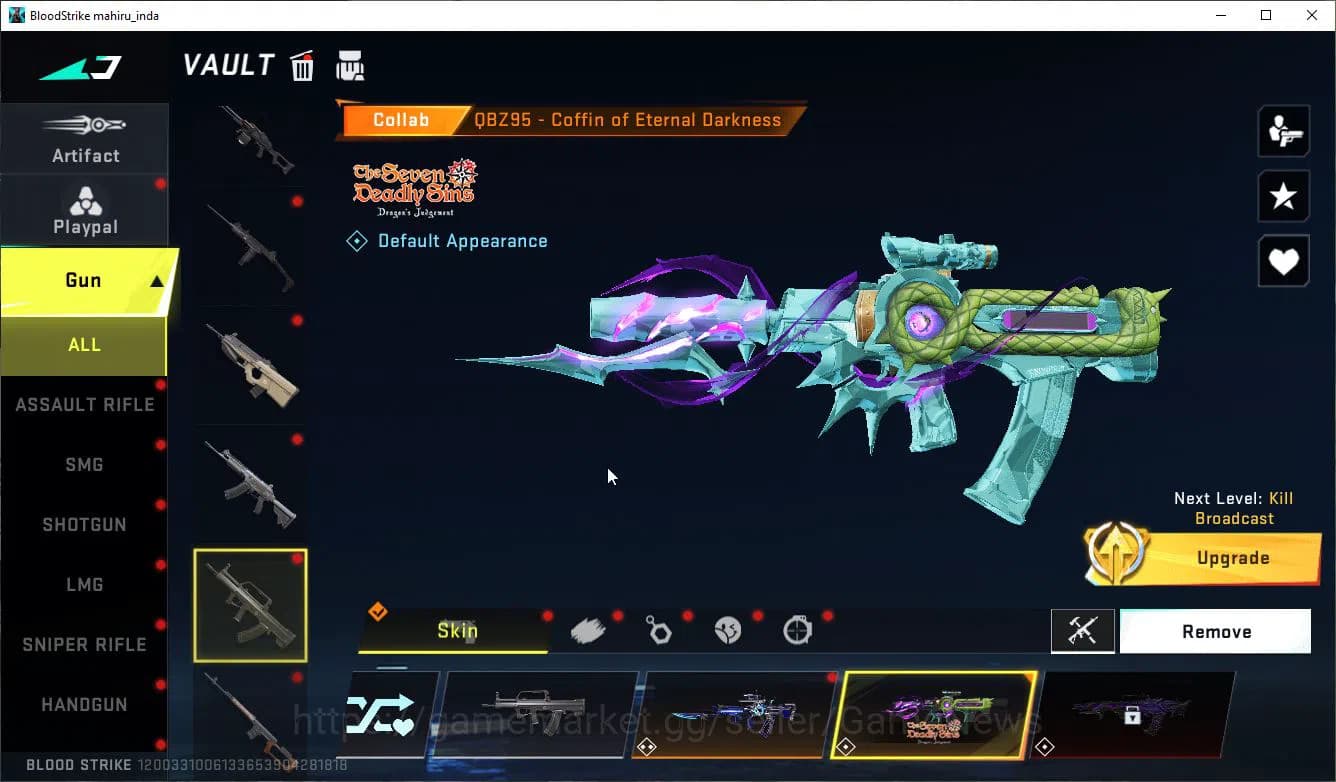 Blood Strike Accounts ASIA|Collab 7DS(Karl98,QBZ95),BLEACH Byakuya,EVA[K image 15