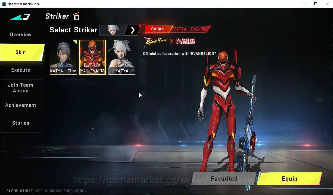 Blood Strike Accounts ASIA|Collab 7DS(Karl98,QBZ95),BLEACH Byakuya,EVA[K image 3