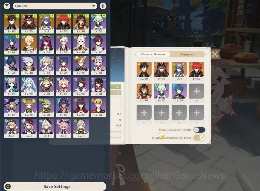 Genshin Impact Accounts ASIA|AR41|3Limited+24(*4Character)|Zhongli,HuTao,L image 2