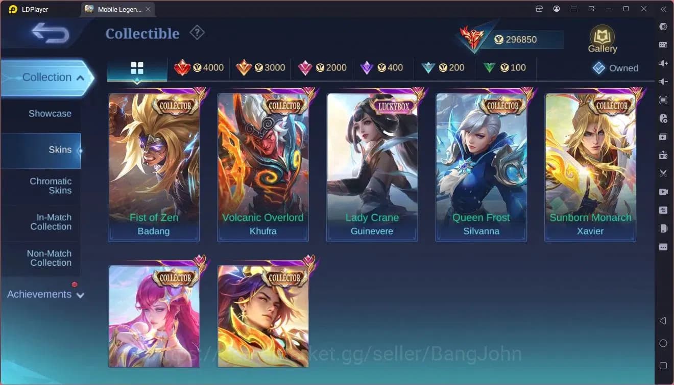 Mobile Legends: Bang Bang Accounts Global|Hero132|Skin 611|World|Skin Legend Alu,John image 10