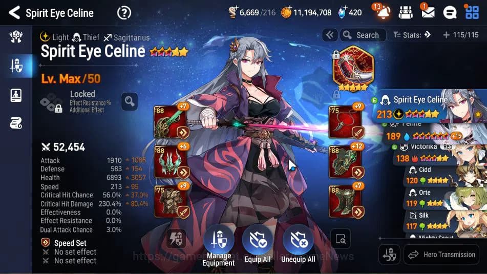 Epic Seven Accounts GLOBAL Unverif|7 ML(SE Celine,LR Krau,BM Haste,Etc image 16