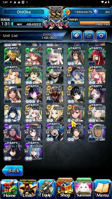 Grand Summoners Accounts GLOBAL | Ascend 37 | Okarun TW, Frieren TW, Rimuru image 4