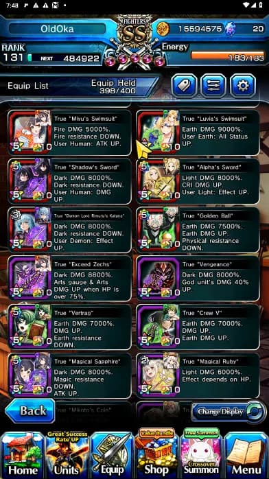 Grand Summoners Accounts GLOBAL | Ascend 37 | Okarun TW, Frieren TW, Rimuru image 7