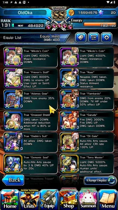 Grand Summoners Accounts GLOBAL | Ascend 37 | Okarun TW, Frieren TW, Rimuru image 8