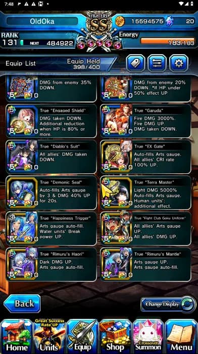 Grand Summoners Accounts GLOBAL | Ascend 37 | Okarun TW, Frieren TW, Rimuru image 9