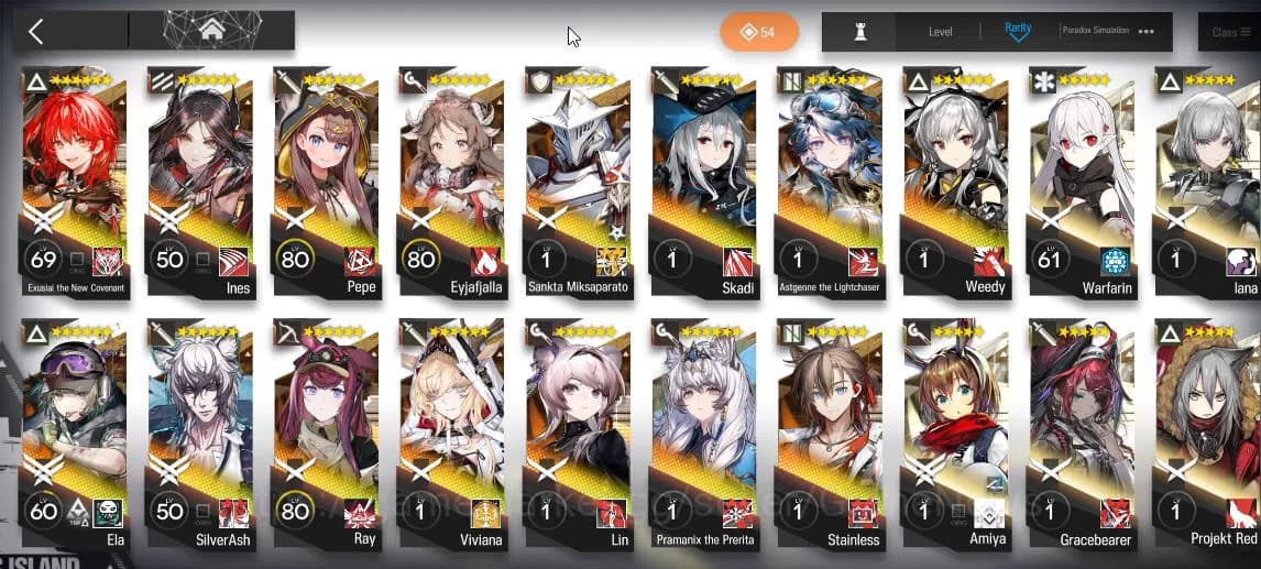 Arknights Accounts Lv 51 | 126 Operators+3 Outfits | 3 Limited | [Exu image 10