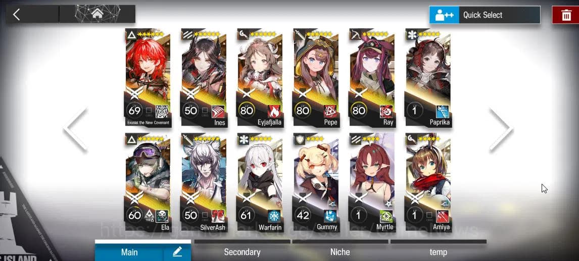 Arknights Accounts Lv 51 | 126 Operators+3 Outfits | 3 Limited | [Exu image 7
