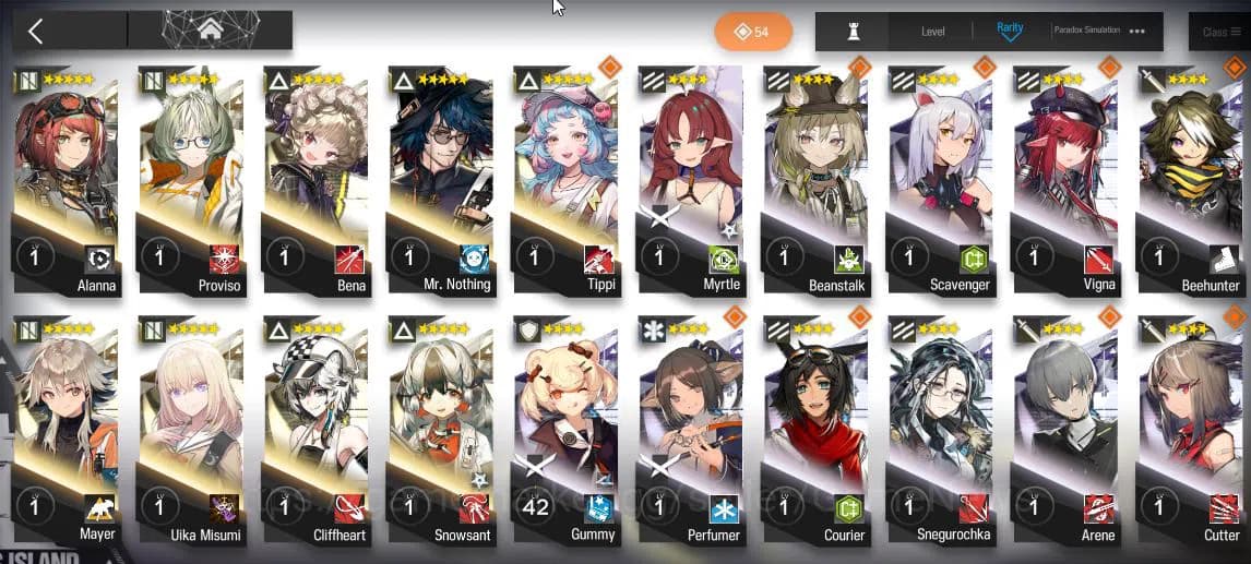 Arknights Accounts Lv 51 | 126 Operators+3 Outfits | 3 Limited | [Exu image 8