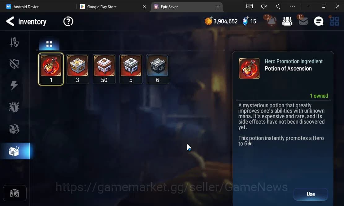 Epic Seven Accounts GLOBAL Unverif|Fresh Starter|2 ML[Specimen Sez,Ete image 18