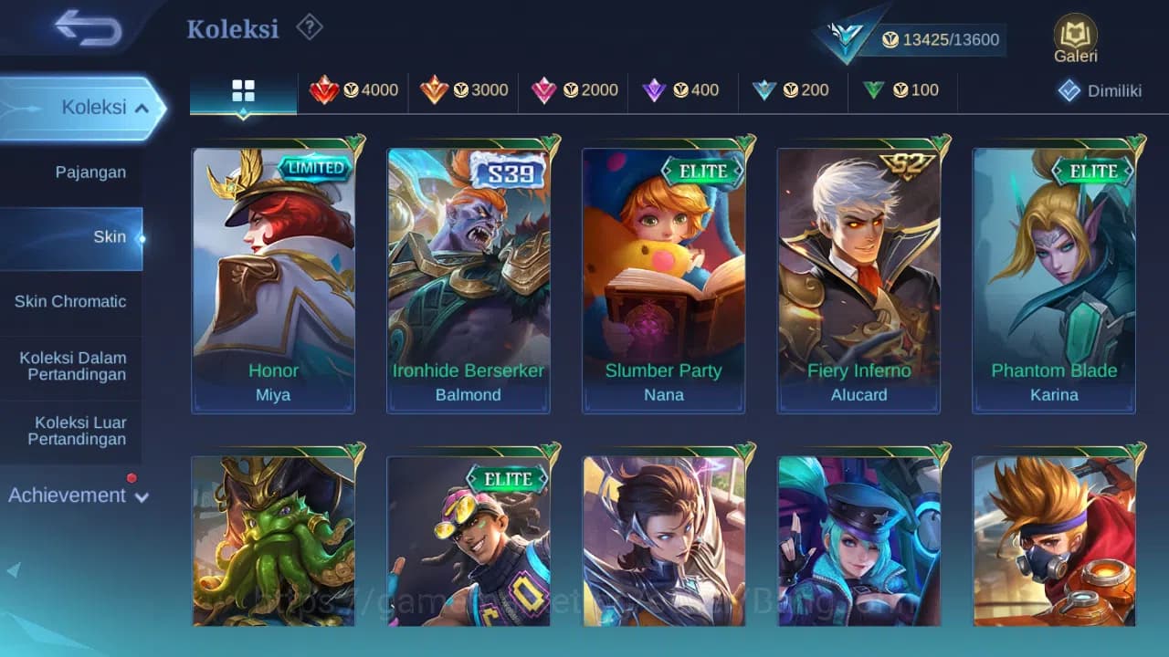 Mobile Legends: Bang Bang Accounts GLOBAL Hero 59 Skin 78 | Dtamer Kimmy Estes | Epic image 1