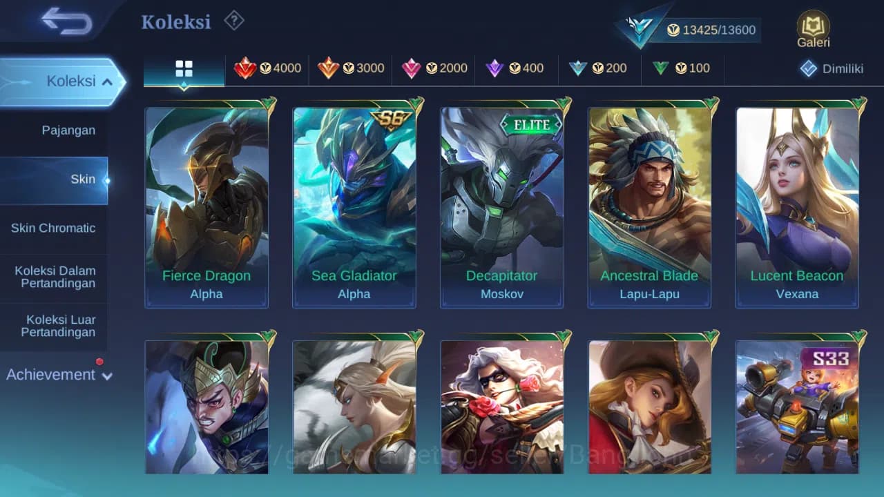 Mobile Legends: Bang Bang Accounts GLOBAL Hero 59 Skin 78 | Dtamer Kimmy Estes | Epic image 15