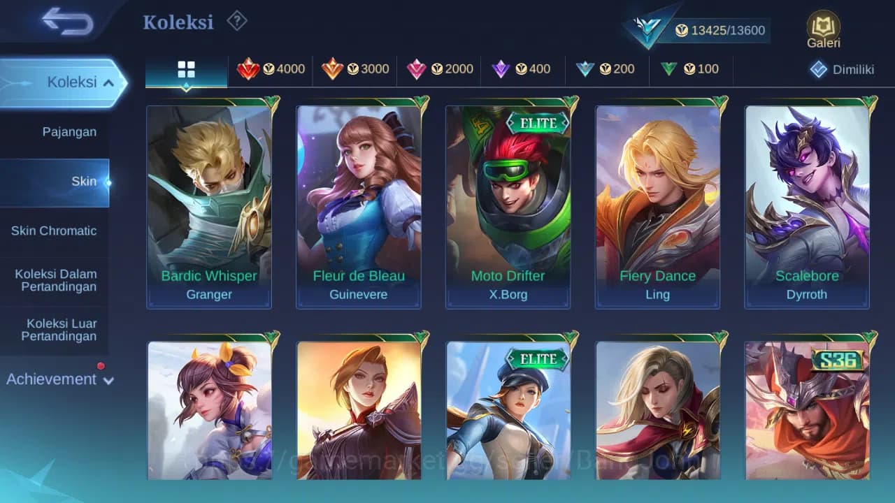 Mobile Legends: Bang Bang Accounts GLOBAL Hero 59 Skin 78 | Dtamer Kimmy Estes | Epic image 4