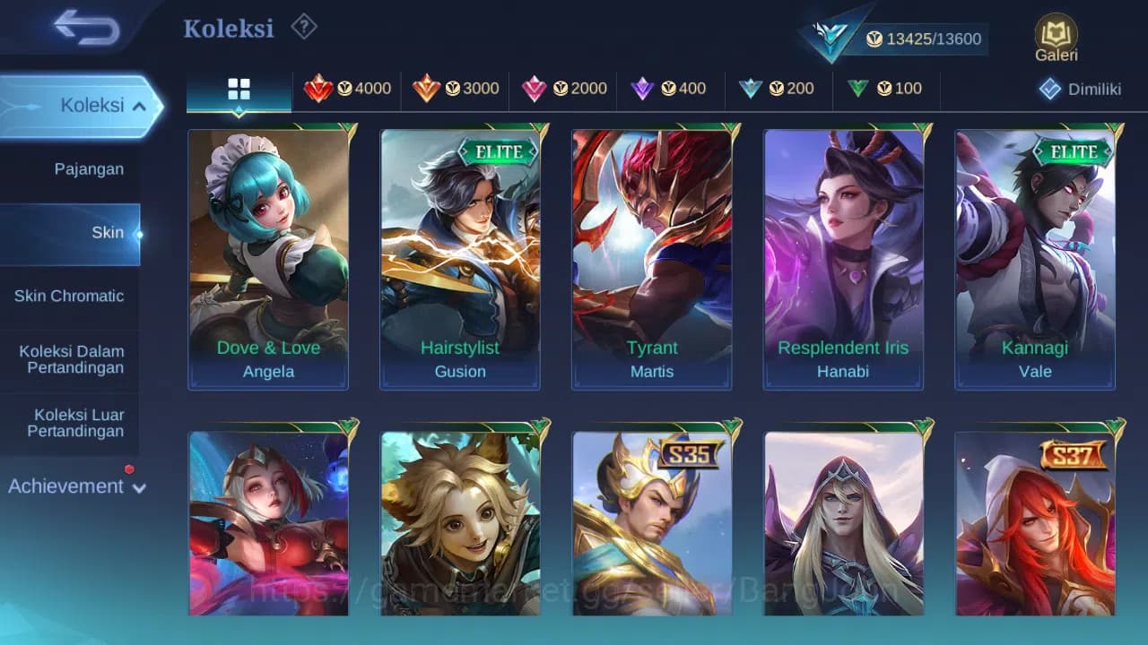 Mobile Legends: Bang Bang Accounts GLOBAL Hero 59 Skin 78 | Dtamer Kimmy Estes | Epic image 5