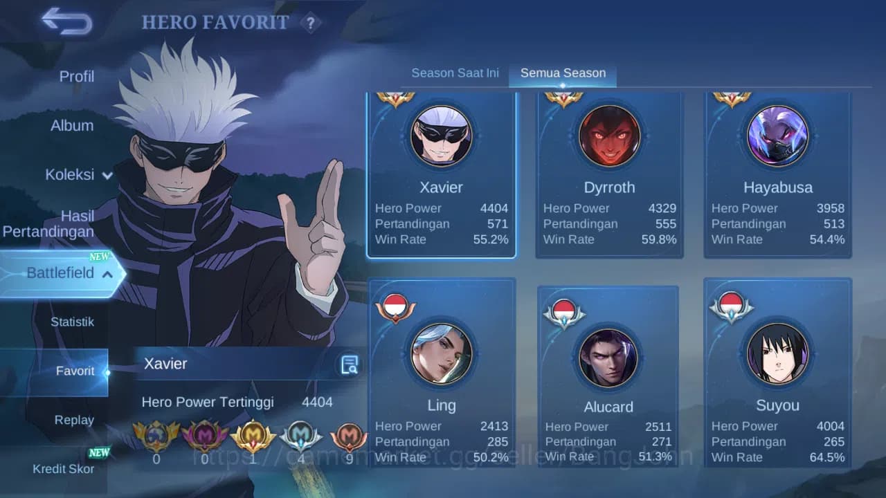 Mobile Legends: Bang Bang Accounts Hero 131 | Skin 459 | Legend Alucard, GS | Exo Hay image 16