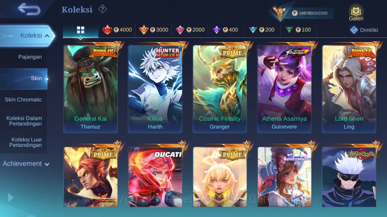Mobile Legends: Bang Bang Accounts Hero 131 | Skin 459 | Legend Alucard, GS | Exo Hay image 5