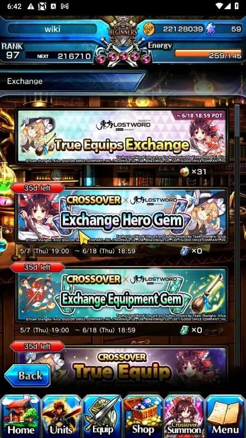 Grand Summoners Accounts Global|Rank 97|33 Ascend+3 TW|[S Miyu,Fren,Frieren image 11