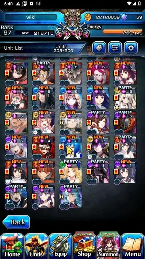 Grand Summoners Accounts Global|Rank 97|33 Ascend+3 TW|[S Miyu,Fren,Frieren image 5