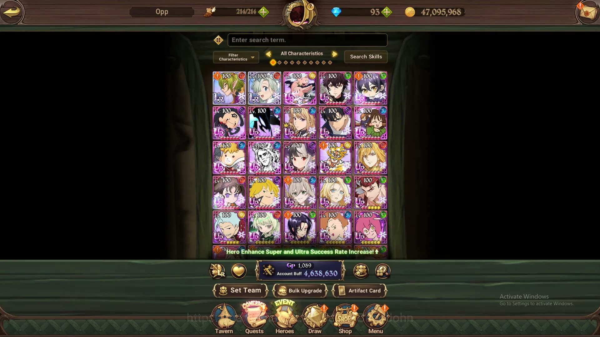 The Seven Deadly Sins: Grand Cross Accounts ASIA|4.6m CC|2LR Helbram,Elizabeth|Collab Beru4/6, image 9