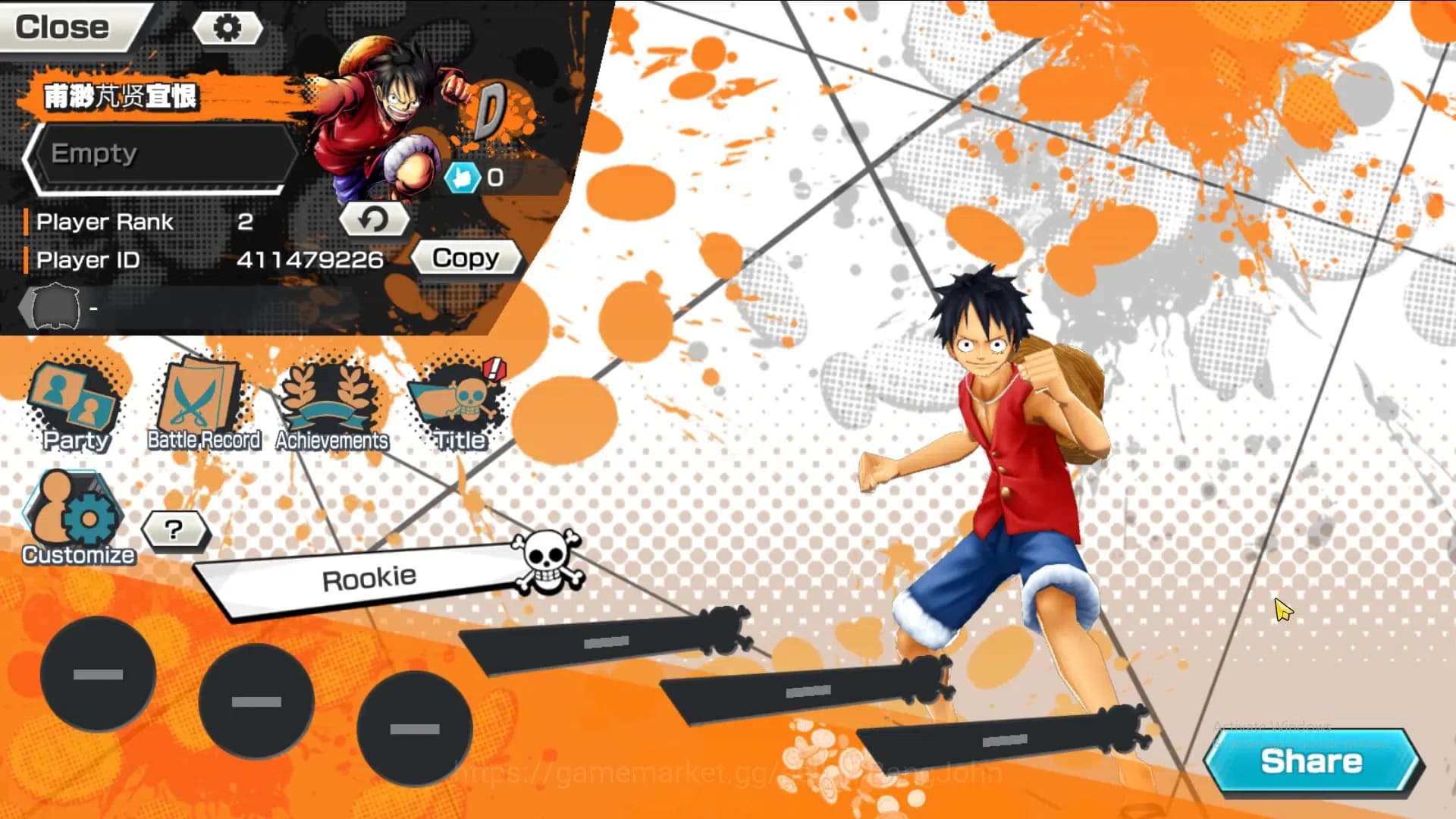 One Piece Bounty Rush Accounts GLOBAL|GF 669|5Ex|St Nusjuro,MD Luffy,DD Shanks, F image 12