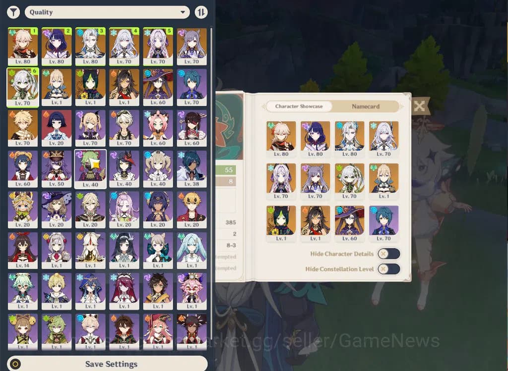 Genshin Impact Accounts ASIA|AR 55|6 Limited+1(*5WEP)|Neuvillete,Skirk,Cit image 1