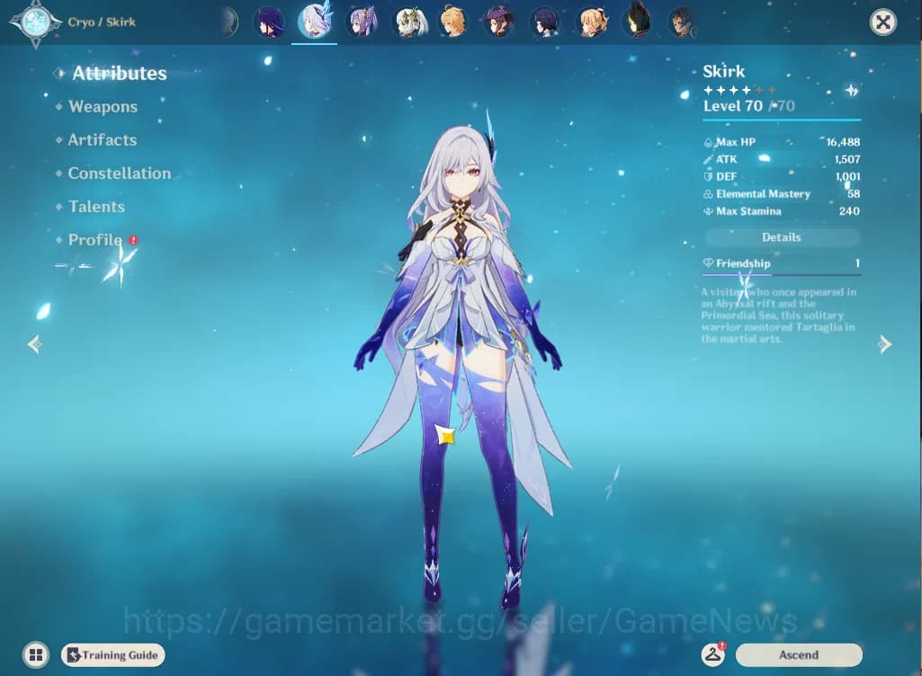 Genshin Impact Accounts ASIA|AR 55|6 Limited+1(*5WEP)|Neuvillete,Skirk,Cit image 16