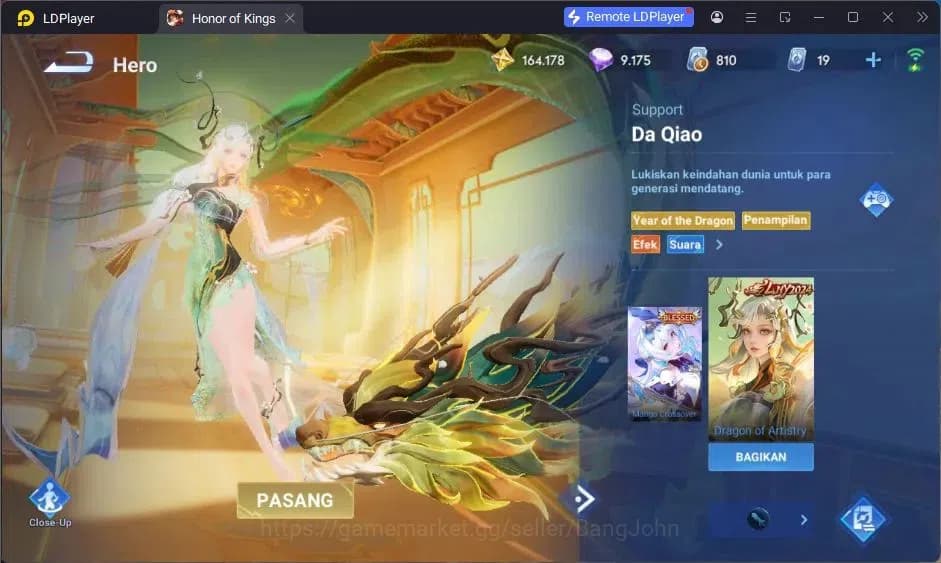 Honor of Kings Accounts Global | 112H 132S | KIC Luna, Limited Yuhuan, LNY image 19