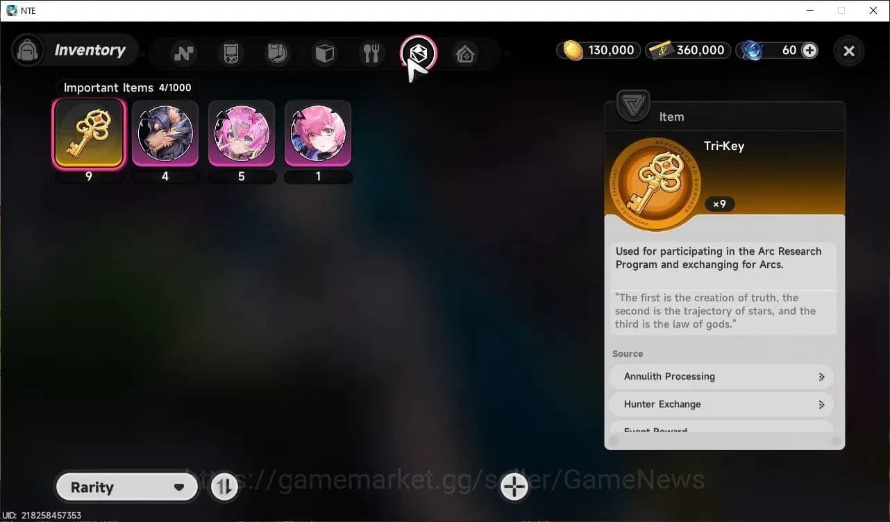 Neverness to Everness Accounts Global EU |HL 3| 3 SSR Hotori, Sakiri, Jiuyuan |6 image 9